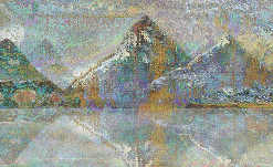Alpine Reflection by Ted Scott