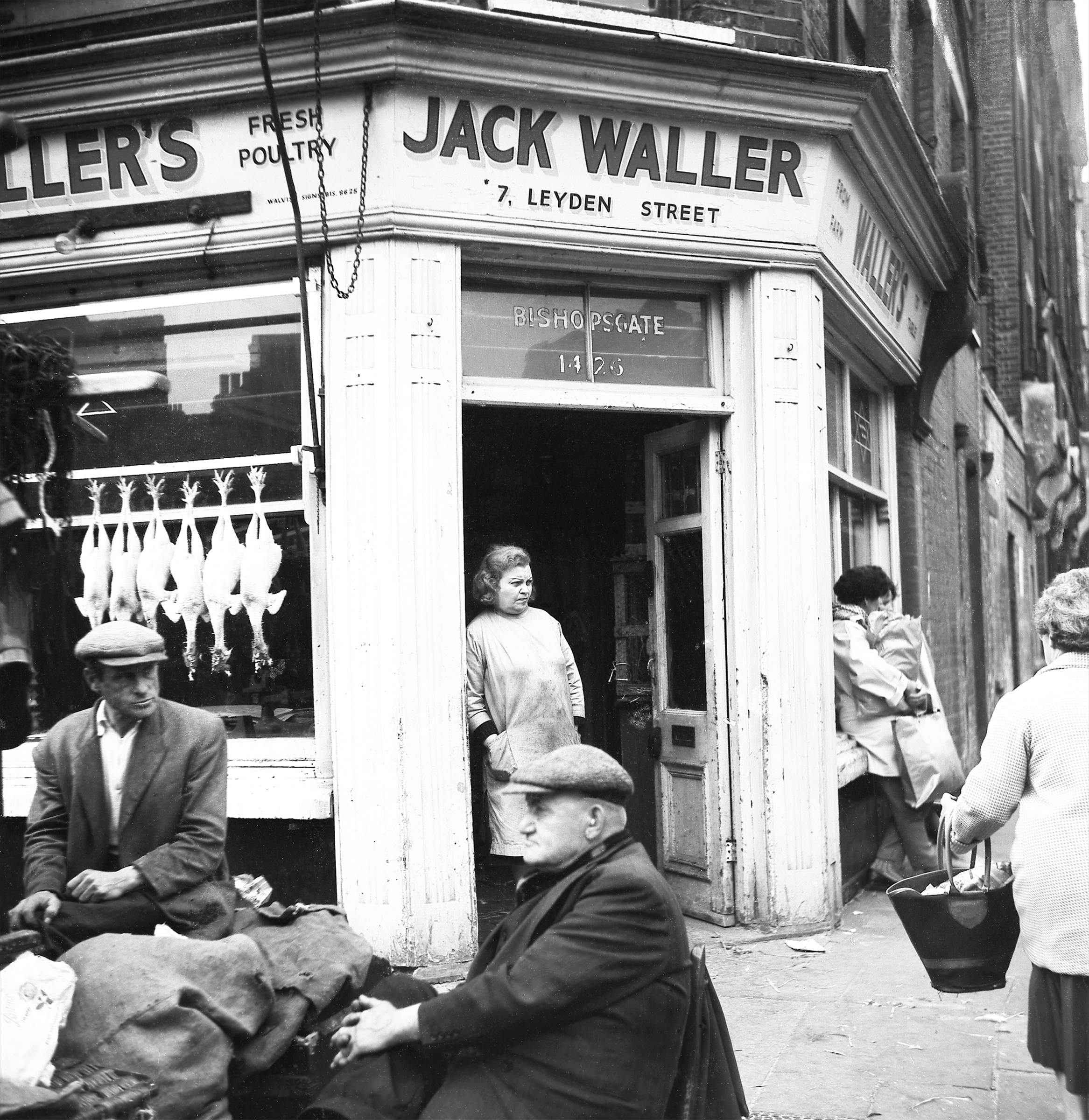 Butchers, Petticoat Lane, 1957 by Ted Scott