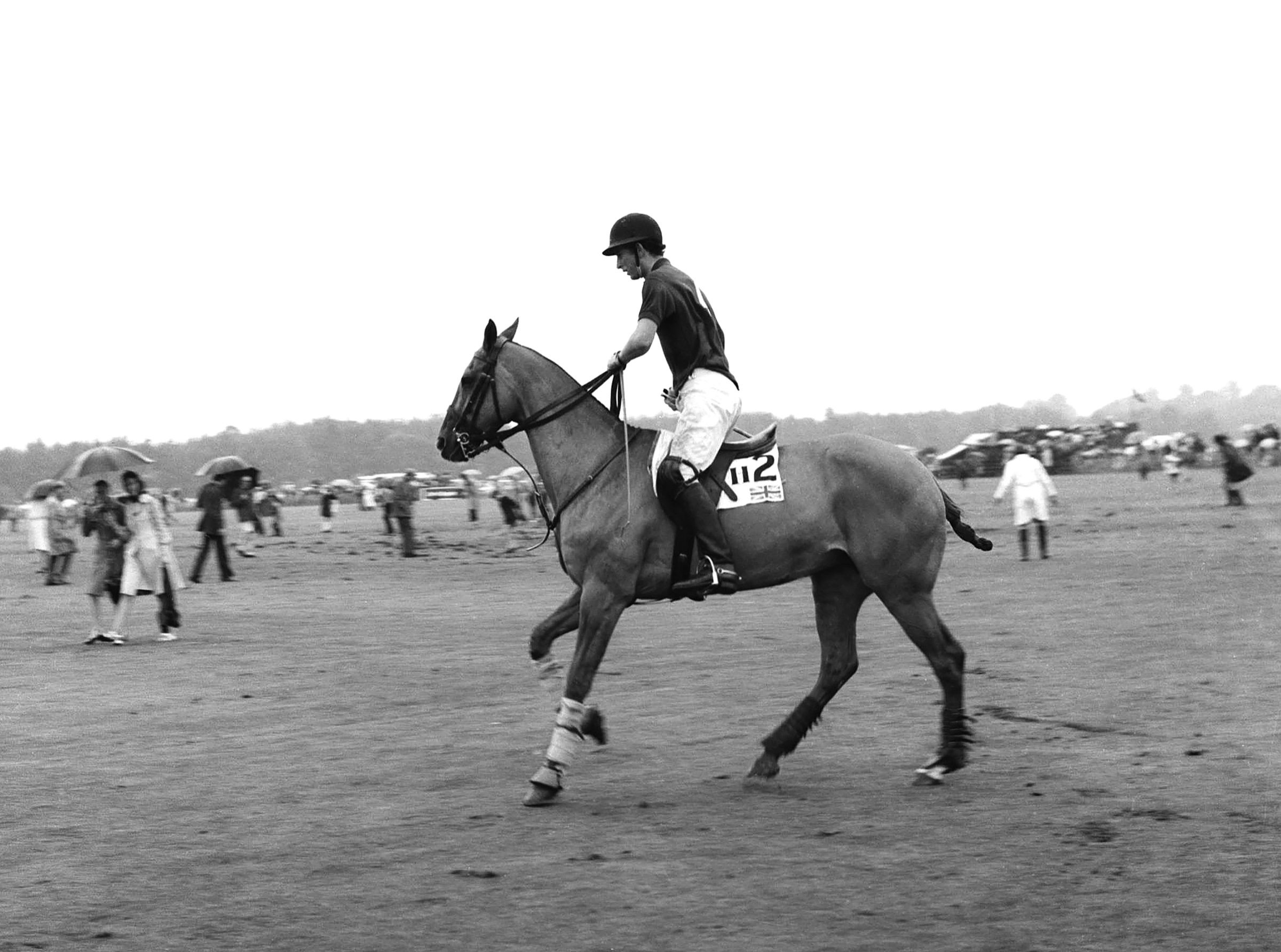 HRH Prince Charles, Polo at Windsor, 1968 by Ted Scott