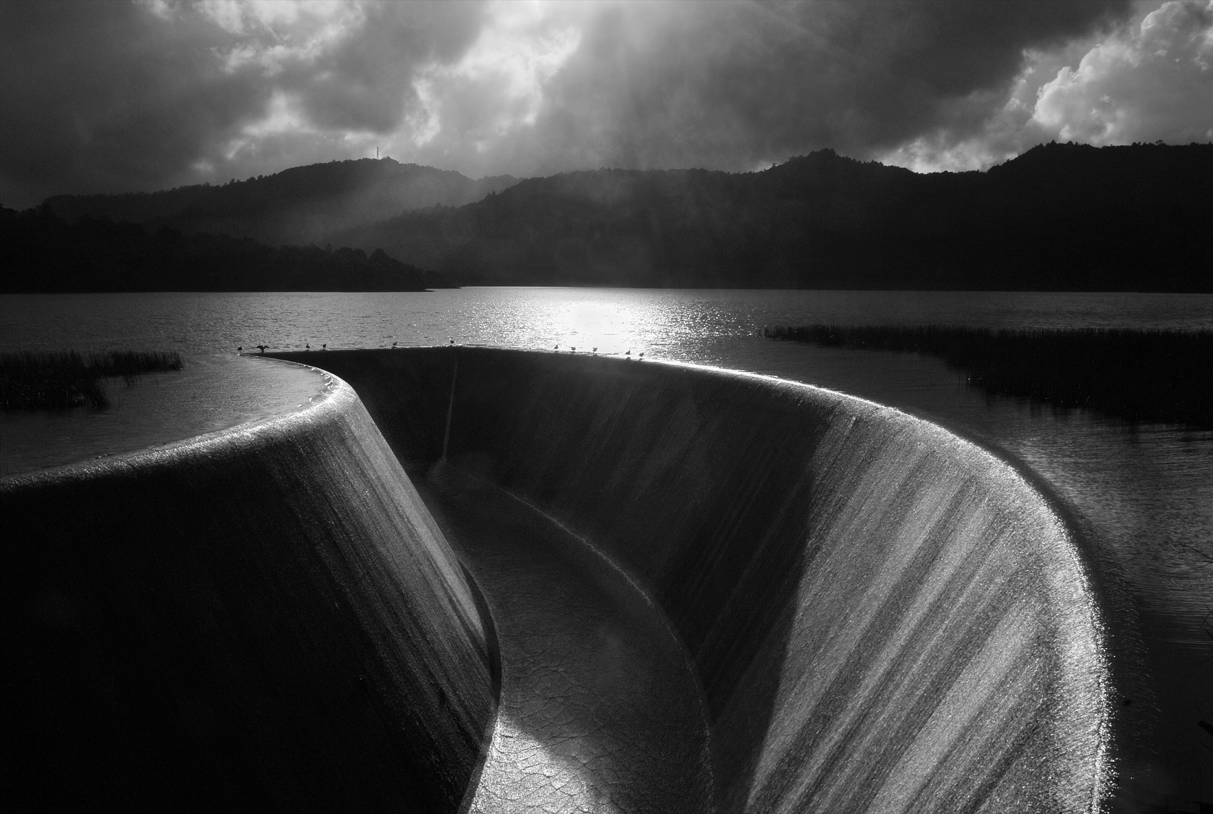 Storm Spillway, 2009 by Ted Scott
