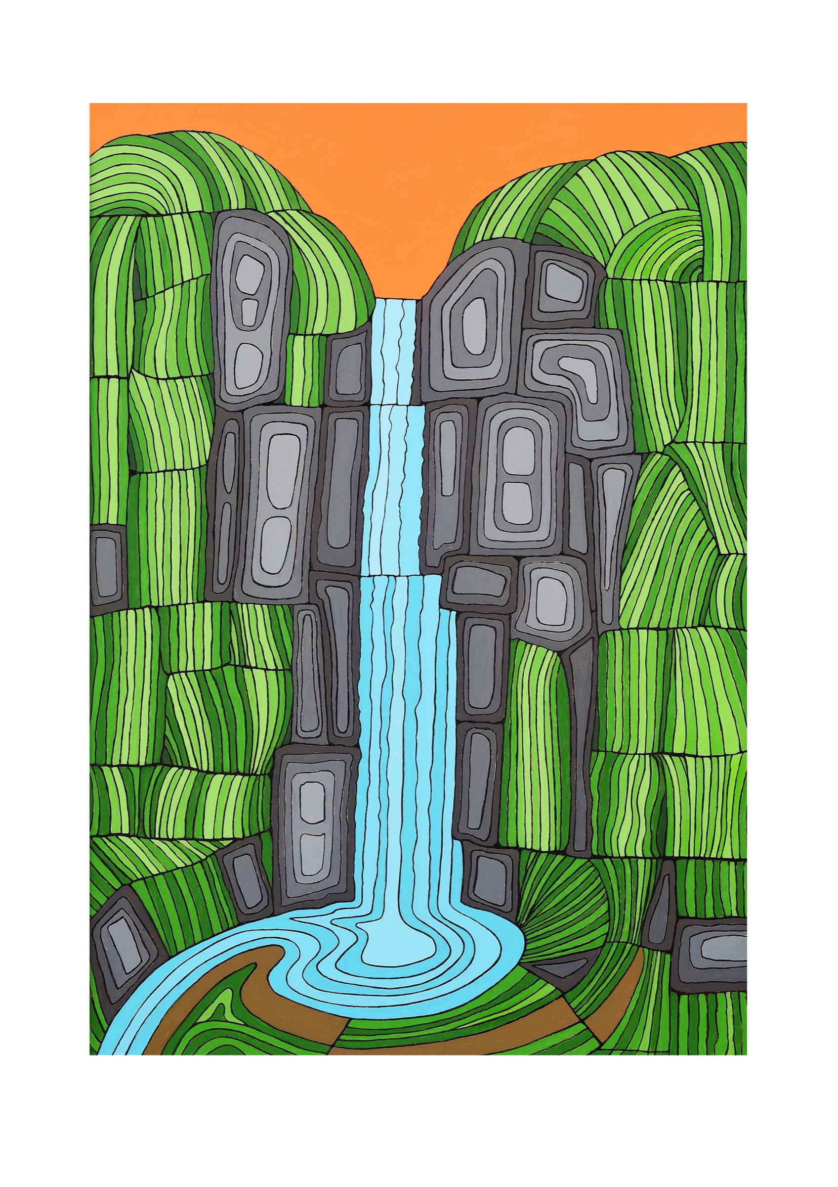 Waterfall by Ted Scott